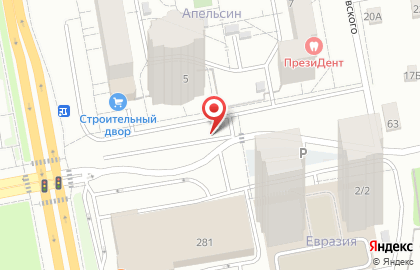 Автостоянка в Екатеринбурге на карте