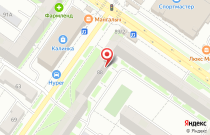 Строительная компания Новый Дом в Орджоникидзевском районе на карте