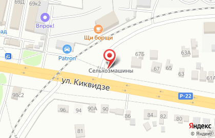 Студия паркета на улице Киквидзе на карте