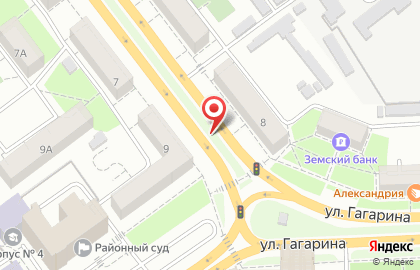 Уголовно-исполнительная инспекция, ГУФСИН России по Самарской области на улице Гагарина на карте