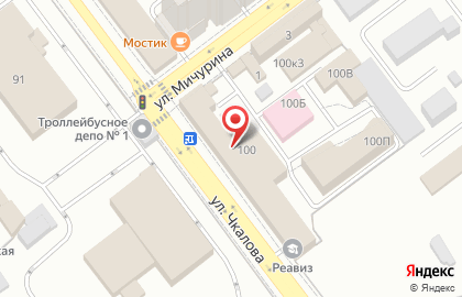 Магазин, ИП Климова Ю.В. на улице Чкалова на карте