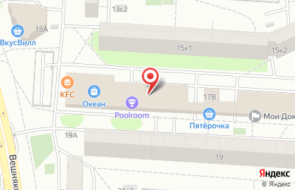 Елена на Вешняковской улице на карте