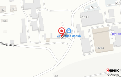 Компания Леспромсервис на Угольной улице на карте