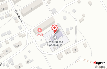 Детский сад Соловушка на Дачной улице на карте