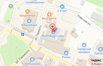 Супермаркет Магнит в Кинешме на карте