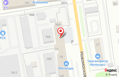 Хлебопродукт на Новомосковском шоссе на карте