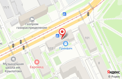 Аптека Планета Здоровья на Уральской улице, 103 на карте