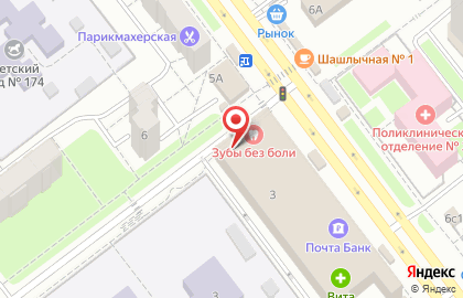 Магазин Крепкий орешек на проспекте Генерала Тюленева на карте