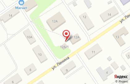 Продуктовый магазин Лазурный на улице Ленина на карте