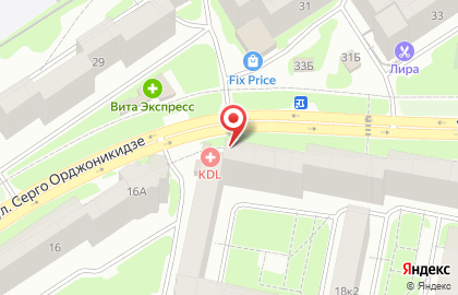 Русьмебель на улице Серго Орджоникидзе на карте