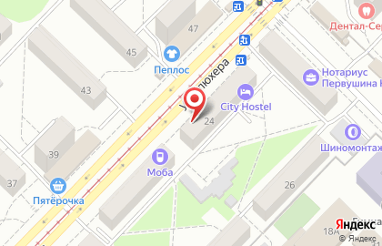 Квартирное бюро Авангард в Ленинском районе на карте