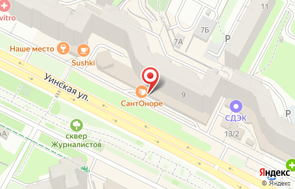 Магазин тканей и фурнитуры Швей Царство в Мотовилихинском районе на карте