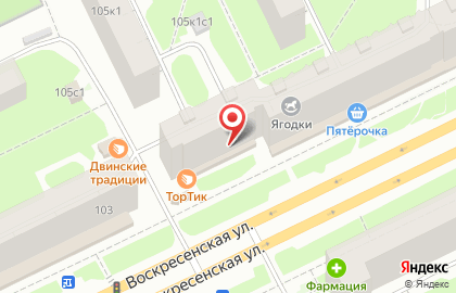 Боброфф на Воскресенской улице на карте