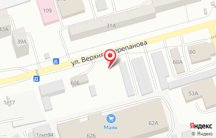 Автостоянка в Екатеринбурге на карте