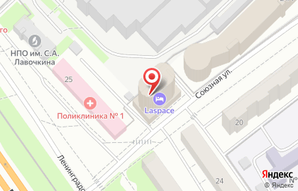 Интернет-магазин ДвериПарк на улице Ленинградской на карте