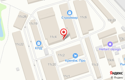 Магазин строительных материалов Один Строй на карте