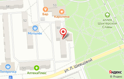 Агентство недвижимости Дельта на улице Шевцовой на карте