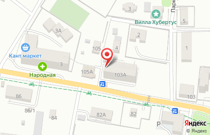 Луч в Светлогорске на карте