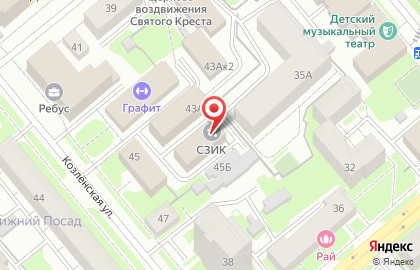 Торгово-монтажная компания SALEROOF на Козлёнской улице на карте