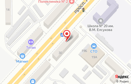 Магазин детской одежды Зайка на проспекте Ленина на карте
