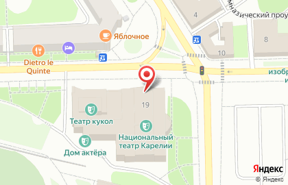 Национальный театр Карелии на карте
