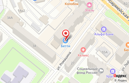 Сеть швейных ателье Наташа в Советском районе на карте