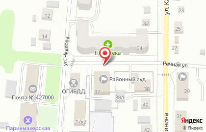Завьяловский районный суд на карте