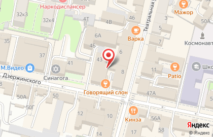 Салон Мебель+ на улице Дзержинского на карте