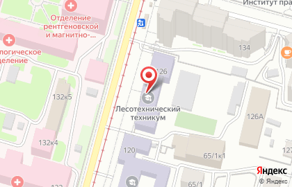 Уфимский лесотехнический техникум на карте