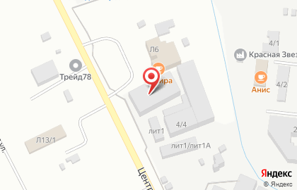Мебельная компания Империя мебели на Центральной улице на карте