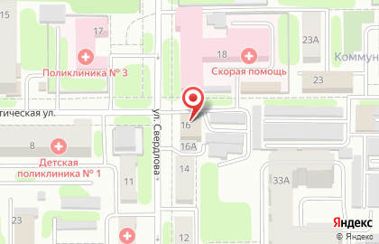 Спектр на Коммунистической улице на карте