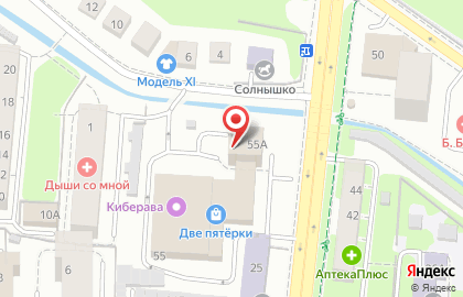 Центр информационного обеспечения бизнеса ИНОК в Ленинградском районе на карте