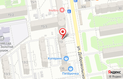 Парикмахерская Хит-стрижка на улице Добровольского на карте