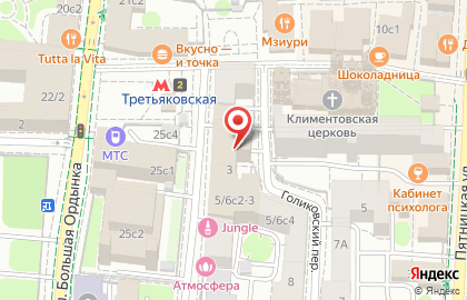 Нова-пицца Третьяковская на карте