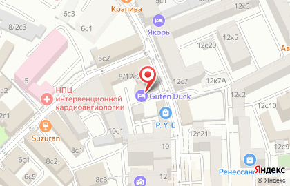 Хостел Strawberry Duck Moscow на карте
