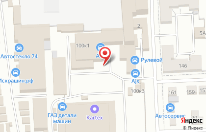 Шиномонтажная мастерская в Калининском районе на карте