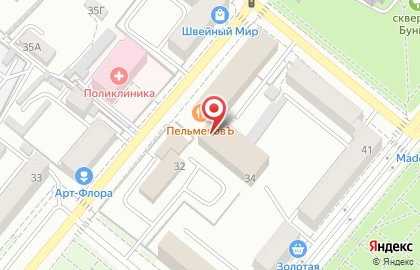 Ремонтная компания ОрелРемонт на улице Салтыкова-Щедрина на карте