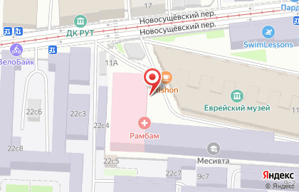Интернет-магазин кошерной продукции Pinhas на улице Образцова на карте