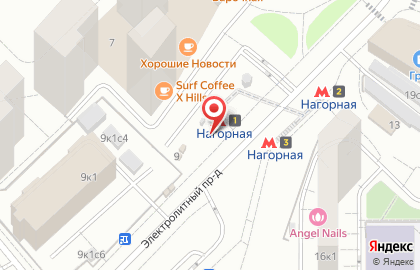 Станция Нагорная на карте