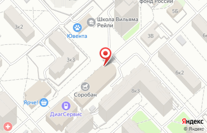 Тренажерный зал Atletica на Ленинградском проспекте на карте