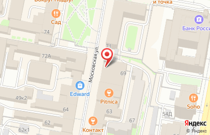 Мастерская на Московской улице на карте