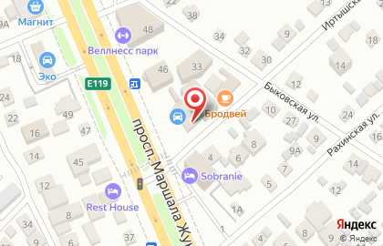 Торгово-ремонтная фирма Аква-спорт в Дзержинском районе на карте