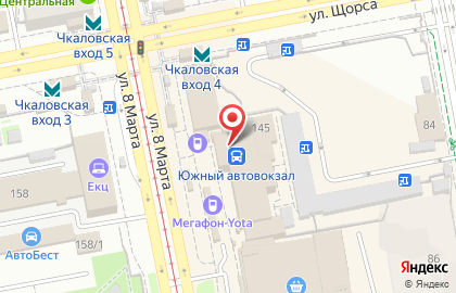 Салон сотовой связи Виеру в Чкаловском районе на карте