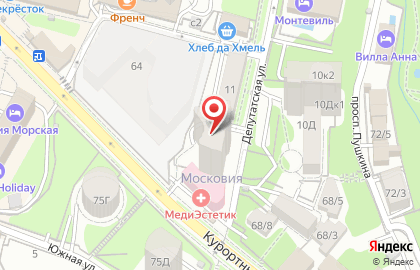 Жилой комплекс «Московия» на карте