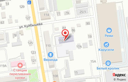 Детский сад №22 на улице Некрасова на карте
