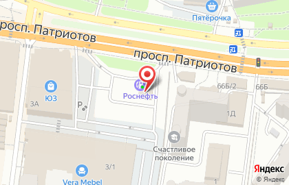 Банкомат ВБРР на проспекте Патриотов на карте