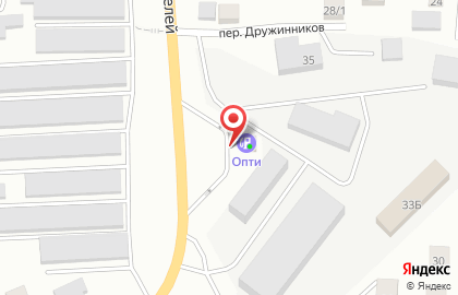 АЗС Екойл на улице Строителей на карте