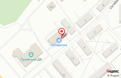 Пекарня Крошкина на Октябрьской улице на карте