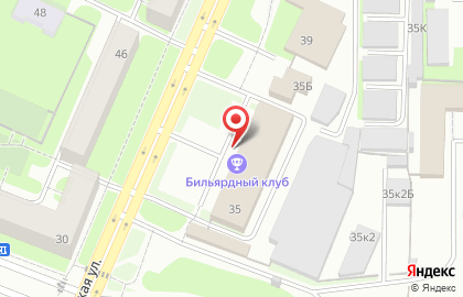 Бильярдный клуб На Автовской на карте