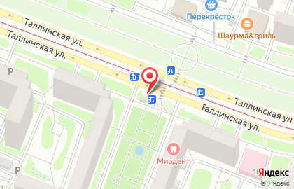 Киоск печатной продукции АМО-Пресс на Таллинской улице на карте